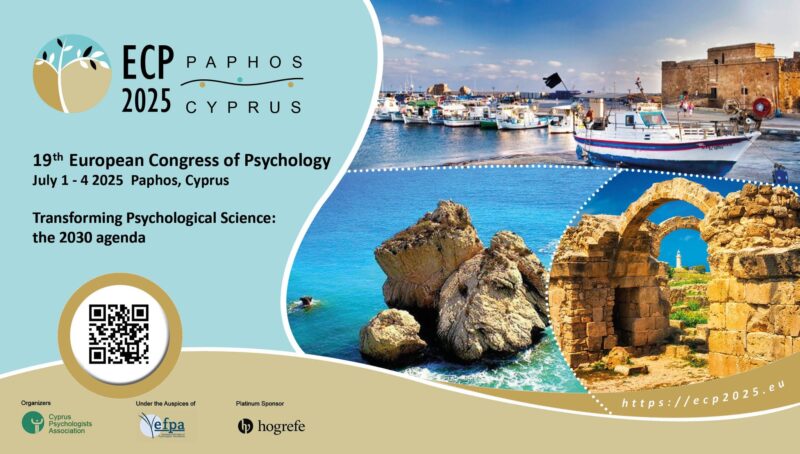19th European Congress of Psychology –  “Transforming Psychological Science: the 2030 agenda”